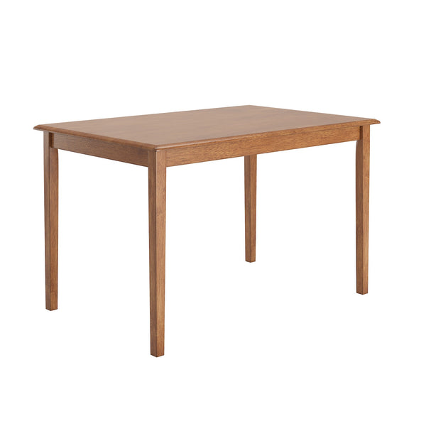 Oneill 48 Inch Round Rubberwood Dining Table Seats Four with Distressed Finish Style