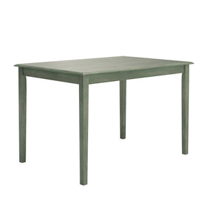 Oneill 48 Inch Round Rubberwood Dining Table Seats Four with Distressed Finish Style