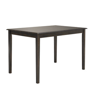 Oneill 48 Inch Round Rubberwood Dining Table Seats Four with Distressed Finish Style