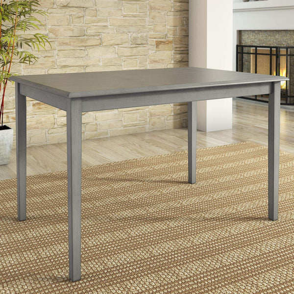 Oneill 48 Inch Round Rubberwood Dining Table Seats Four with Distressed Finish Style