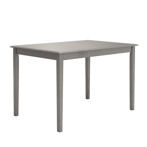 Oneill 48 Inch Round Rubberwood Dining Table Seats Four with Distressed Finish Style