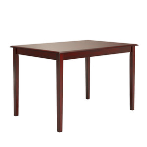 Oneill 48 Inch Round Rubberwood Dining Table Seats Four with Distressed Finish Style