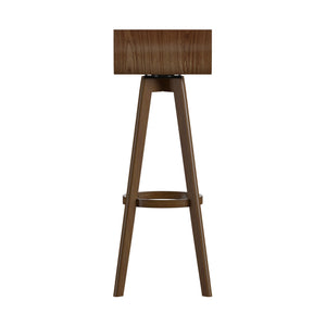 Pomona Rubberwood Swivel Barstool Set for Modern Kitchen and Dining Room Seating