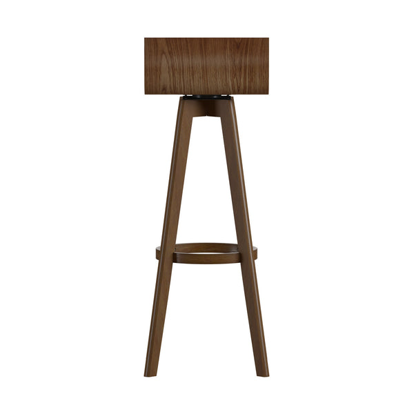 Pomona Rubberwood Swivel Barstool Set for Modern Kitchen and Dining Room Seating