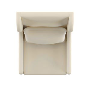 Barelli Wingback Accent Dining Chair with Hardwood Frame and Upholstered Seat