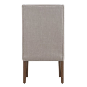 Barelli Wingback Accent Dining Chair with Hardwood Frame and Upholstered Seat