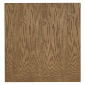 Wynn Trunk Style Oak End Table with Hidden Storage and Serving Tray
