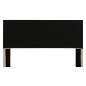 Wingback Button Tufted Upholstered Headboard Elegant Linen Look Bedroom Accent