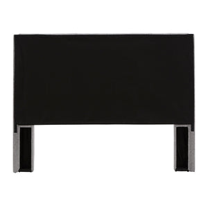 Wingback Button Tufted Upholstered Headboard Elegant Linen Look Bedroom Accent