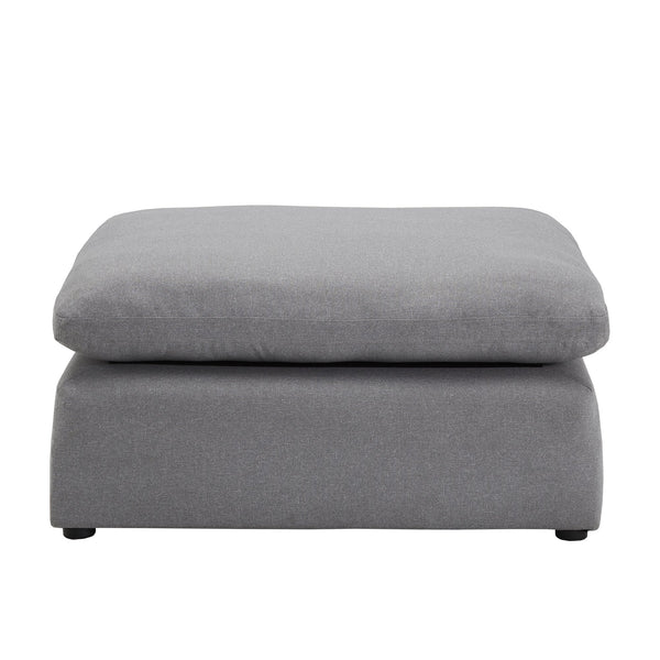 Monico Upholstered Ottoman Foam and Down Fill Accent Seat for Living Rooms