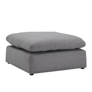 Monico Upholstered Ottoman Foam and Down Fill Accent Seat for Living Rooms