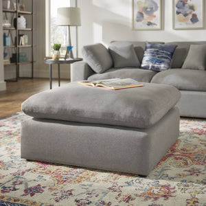 Monico Upholstered Ottoman Foam and Down Fill Accent Seat for Living Rooms