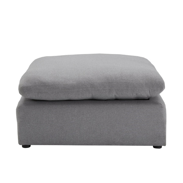Monico Upholstered Ottoman Foam and Down Fill Accent Seat for Living Rooms
