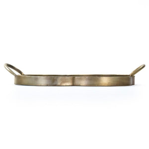 Zentique Carole Iron Tray — Minimal Rectangular Catchall 19"x11.25" Durable Low-Gloss Finish for Entryways EAG132596