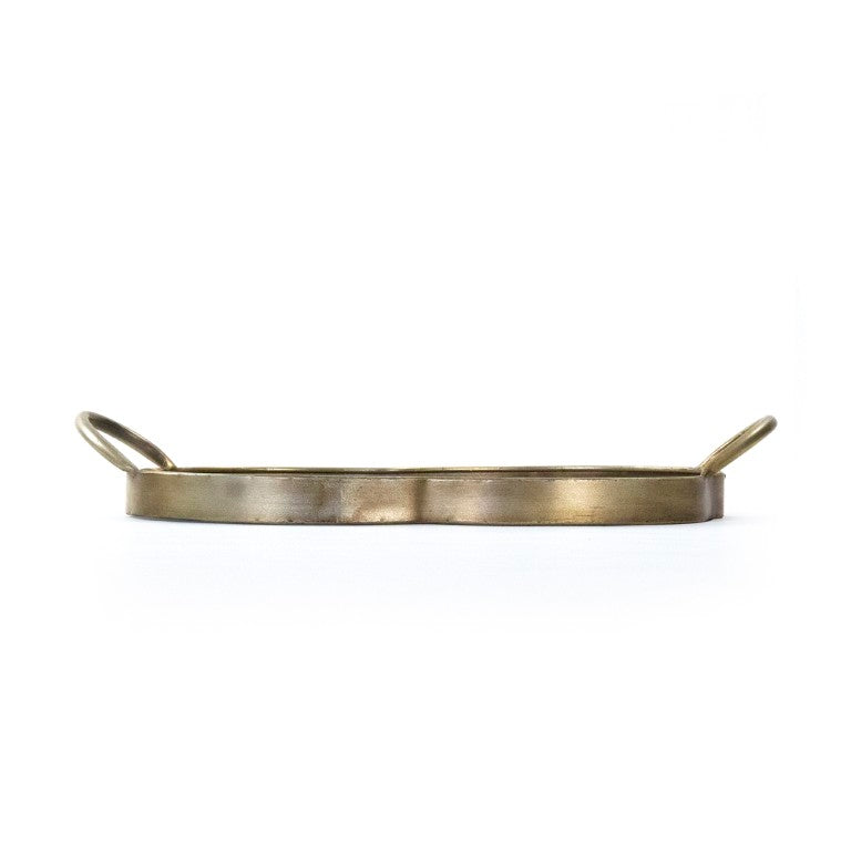 Zentique Carole Iron Tray (S) — Sleek 15.75"x3"x8" Sheet-Metal Catchall for Keys, Jewelry, Candles, Modern Decor EAG132598