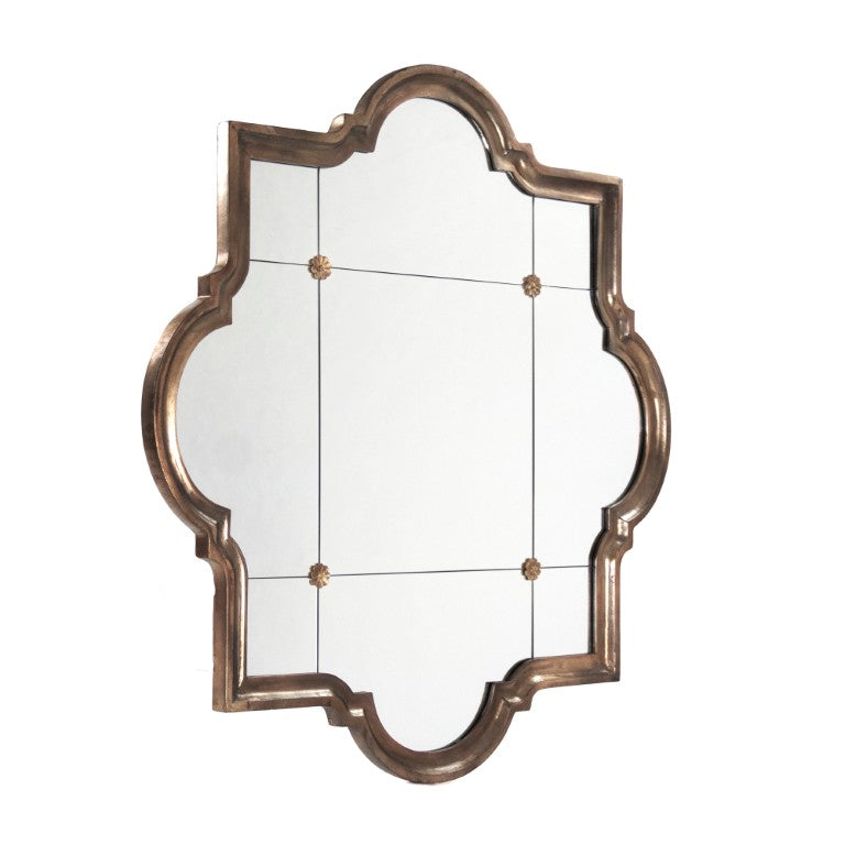 Zentique Rafa Round Mirror 55cm — Sleek Minimalist Wall Mirror with Slim MDF Frame, Ready-to-Hang Accent EAM11933