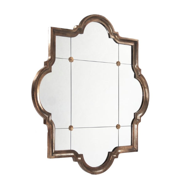 Zentique Rafa Round Mirror 55cm — Sleek Minimalist Wall Mirror with Slim MDF Frame, Ready-to-Hang Accent EAM11933