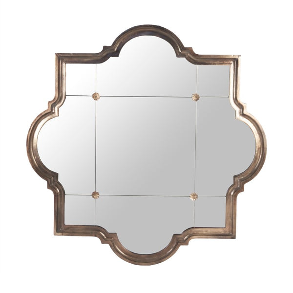 Zentique Rafa Round Mirror 55cm — Sleek Minimalist Wall Mirror with Slim MDF Frame, Ready-to-Hang Accent EAM11933