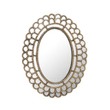 Flueur Mirror Antique Gold EAM120809B Zentique