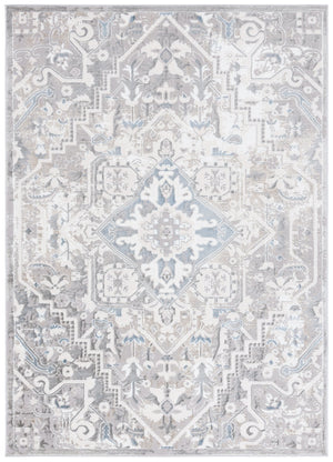 Safavieh Easton Elegant Grey And Ivory Area Rug - Luxurious Power-loomed Design For Modern Home Decor Grey ,Ivory 60% Polypropylene,40% Polyester Ean100f-8