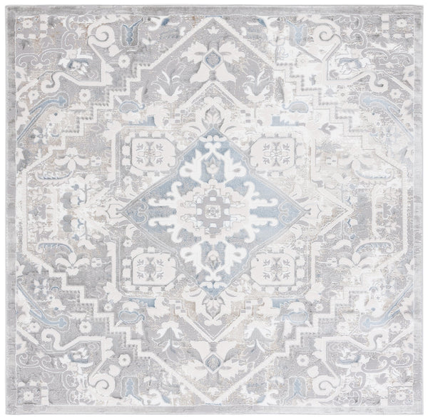 Safavieh Easton Elegant Grey And Ivory Area Rug - Luxurious Power-loomed Design For Modern Home Decor Grey ,Ivory 60% Polypropylene,40% Polyester Ean100f-8