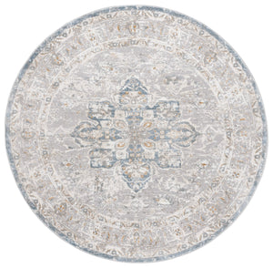 Safavieh Easton Modern Area Rug - Elegant Grey And Blue Design, Soft Power Loomed For Comfort And Durability Grey ,Blue 60% Polypropylene,40% Polyester Ean101f-8