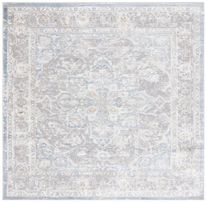 Safavieh Easton Modern Area Rug - Elegant Grey And Blue Design, Soft Power Loomed For Comfort And Durability Grey ,Blue 60% Polypropylene,40% Polyester Ean101f-8