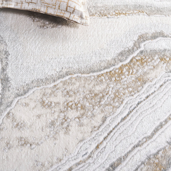 Safavieh Easton Exquisite Area Rug – Modern Elegance With Plush Comfort And Durable Design For Any Space Ivory ,Beige Blue 60% Polypropylene,40% Polyester Ean105a-8