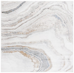 Safavieh Easton Exquisite Area Rug – Modern Elegance With Plush Comfort And Durable Design For Any Space Ivory ,Beige Blue 60% Polypropylene,40% Polyester Ean105a-8