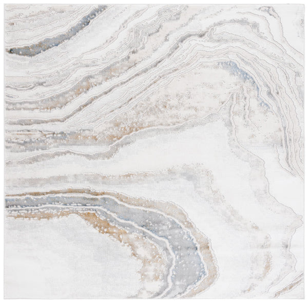 Safavieh Easton Exquisite Area Rug – Modern Elegance With Plush Comfort And Durable Design For Any Space Ivory ,Beige Blue 60% Polypropylene,40% Polyester Ean105a-8