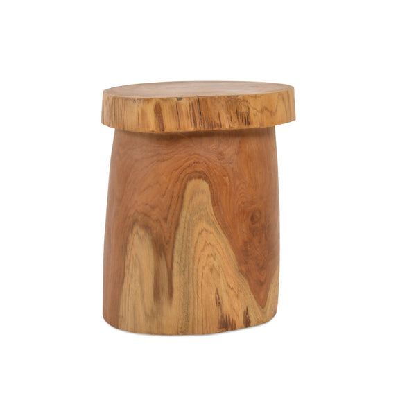 Soho Concept Earth Pillar Solid Teak Stool & Side Table - Unique Organic Design For Indoor Or Outdoor Spaces   Soho-concept-dining-chair-14068
