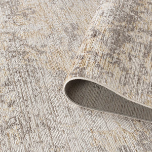 Amer Rugs Easton Modern Geometric Power-loom Area Rug - Timeless Elegance For Contemporary And Classic Spaces Cream Polyester Eas90203