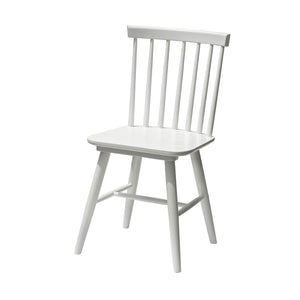 Lh Imports Easton Dining Chair - Rustic Acacia Wood Design, 18" Seat Height, Sturdy & Stylish Home Accent White Acacia,Rubber Wood Eas025-w