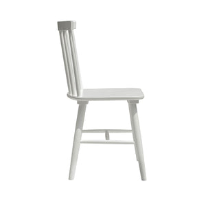 Lh Imports Easton Dining Chair - Rustic Acacia Wood Design, 18" Seat Height, Sturdy & Stylish Home Accent White Acacia,Rubber Wood Eas025-w