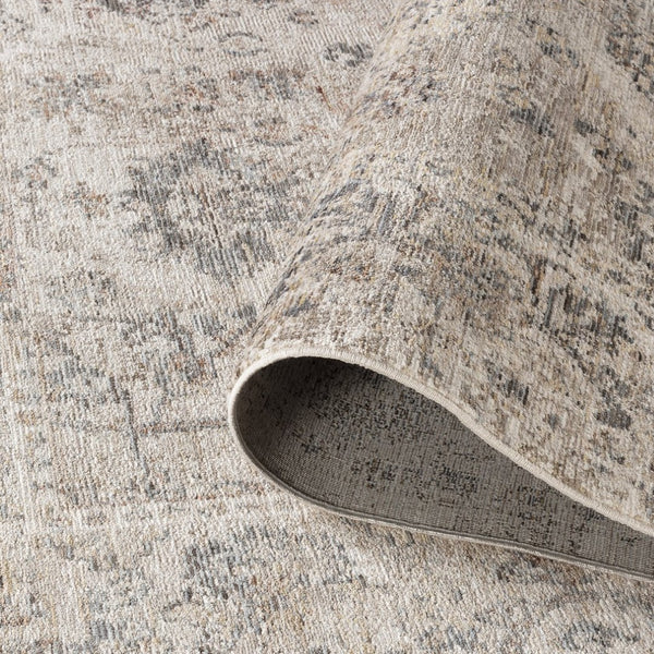 Amer Rugs Easton Modern Geometric Power-loom Area Rug - Timeless Elegance For Contemporary And Classic Spaces Beige Polyester Eas189119