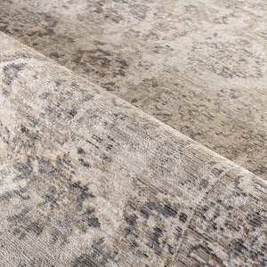 Amer Rugs Easton Modern Geometric Power-loom Area Rug - Timeless Elegance For Contemporary And Classic Spaces Beige Polyester Eas189119