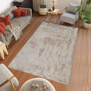 Amer Rugs Easton Modern Geometric Power-loom Area Rug - Timeless Elegance For Contemporary And Classic Spaces Tan Polyester Eas20203