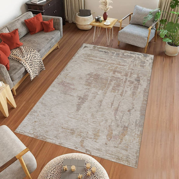 Amer Rugs Easton Modern Geometric Power-loom Area Rug - Timeless Elegance For Contemporary And Classic Spaces Tan Polyester Eas20203