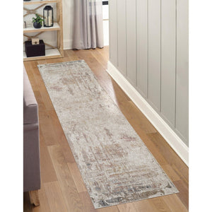 Amer Rugs Easton Modern Geometric Power-loom Area Rug - Timeless Elegance For Contemporary And Classic Spaces Tan Polyester Eas22610