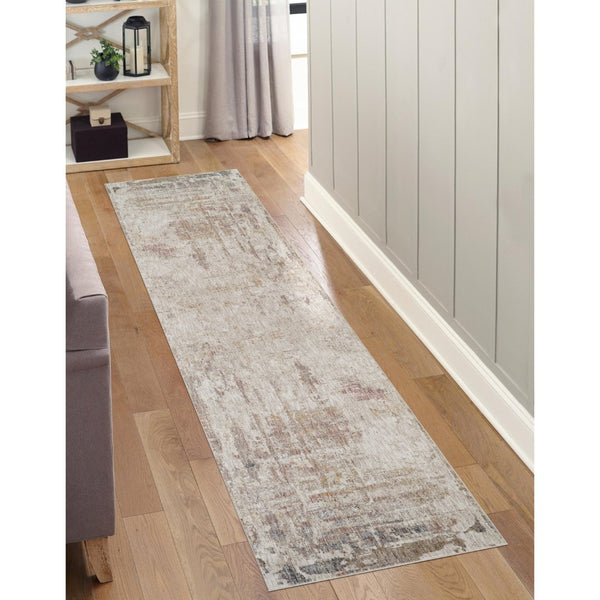 Amer Rugs Easton Modern Geometric Power-loom Area Rug - Timeless Elegance For Contemporary And Classic Spaces Tan Polyester Eas22610