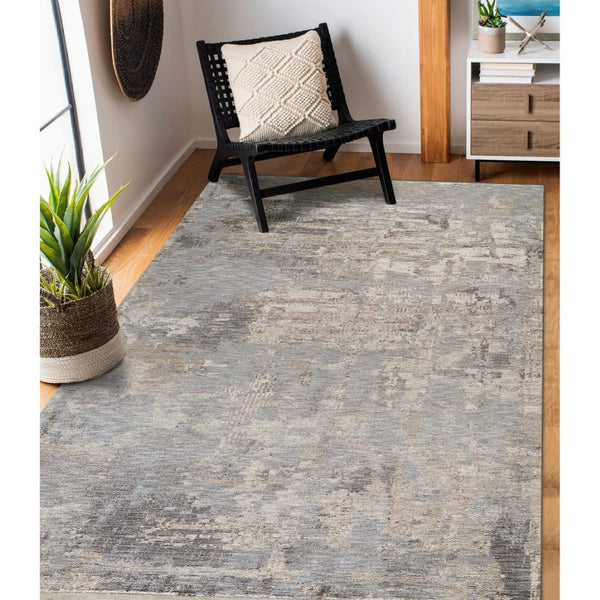 Amer Rugs Easton Modern Geometric Power-loom Area Rug - Timeless Elegance For Contemporary And Classic Spaces Slate Polyester Eas77999