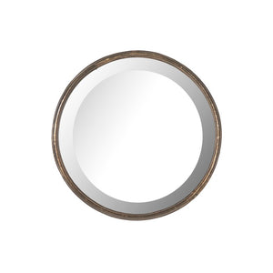 Zentique Sasha Compact Square Mirror 14" — Iron Frame, MDF Backing, Polished Finish for Small Spaces (S) EAT11532S