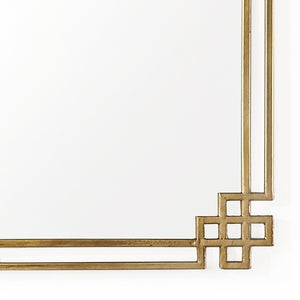 Maeve Mirror Antique Gold EAT11546 Zentique