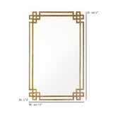 Maeve Mirror Antique Gold EAT11546 Zentique