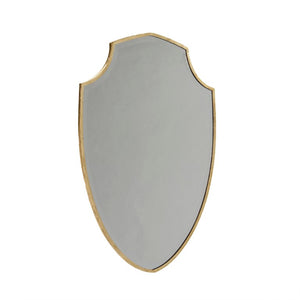 Zentique Barbora Mirror Sleek Iron Frame Rectangular Wall Mirror W25 x H35 Slim Profile for Brightening Rooms Antique Gold EAT11721 Gold