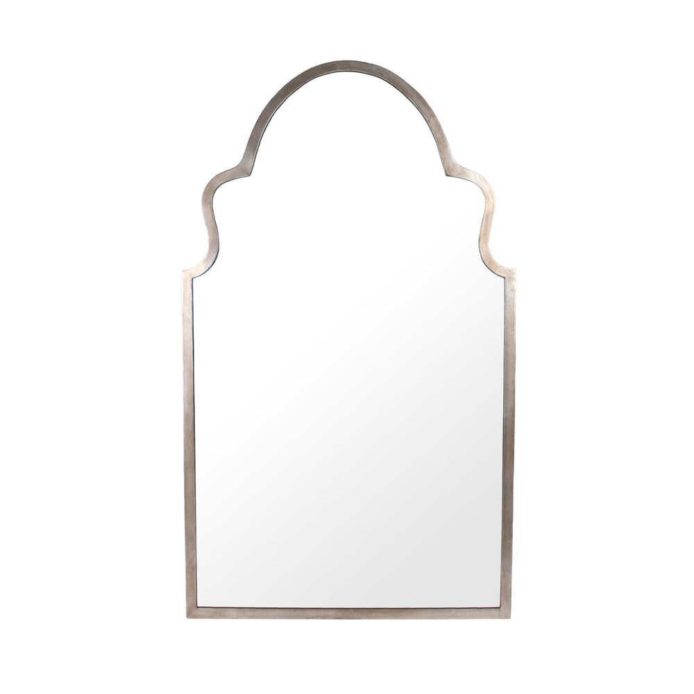 Saul Mirror Distressed Silver EAT11780 Zentique