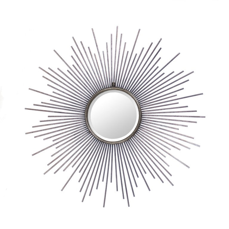 Zentique Konrad Square Mirror 39.5" Modern Iron Frame — Minimalist Wall Accent, Brightens & Expands Rooms EAT11788