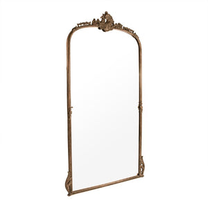 Zentique Godric Full-Length Mirror 41.5x74.5 Slim Iron-Trim Design for Entryway, Bedroom & Lightening Decor EAT120630