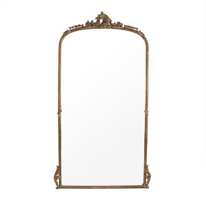 Zentique Godric Full-Length Mirror 41.5x74.5 Slim Iron-Trim Design for Entryway, Bedroom & Lightening Decor EAT120630