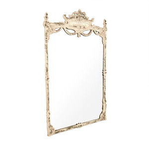 Zentique Rowena Mirror — Slim 27x42.5" Iron-Accented Wall Mirror, Lightweight MDF Frame, Sleek Entryway Focal Point EAT132754
